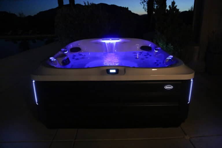 Jacuzzi Hot Tub night time LED lights