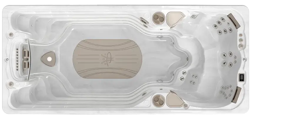 Hydropool 1 Day Sale - Twin City Jacuzzi aquasport 17 ax top view - Twin City Jacuzzi