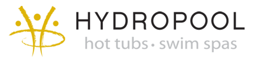 hydropool logo black hot tubs swim spas - Twin City Jacuzzi